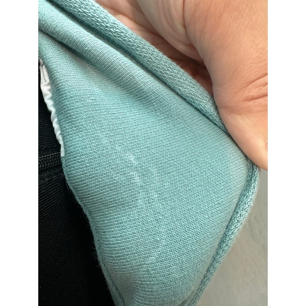 CMC Color Me Cotton Aqua Blue Sweatshirt Tunic Artsy Coastal Grandma XL - Picture 9 of 9